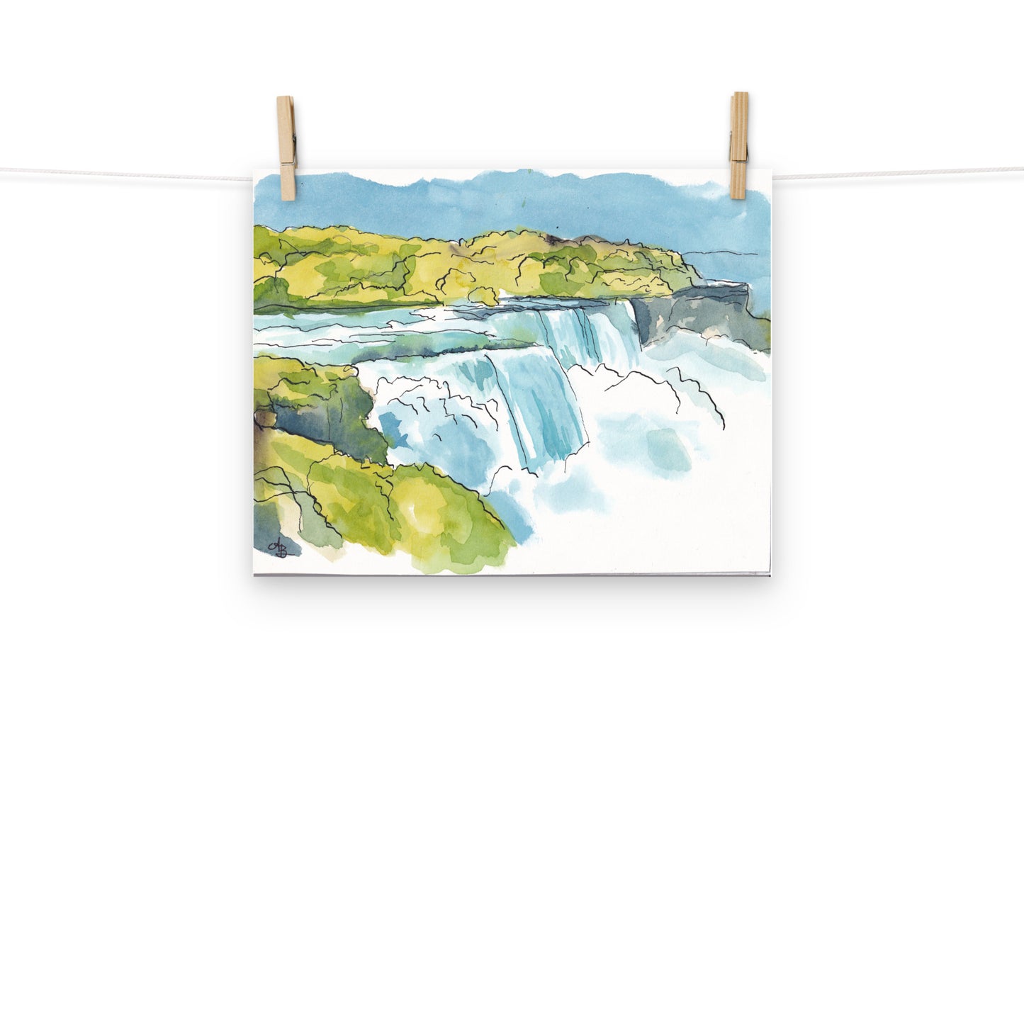 Niagara Falls New York State Park Giclee Professional Art Print