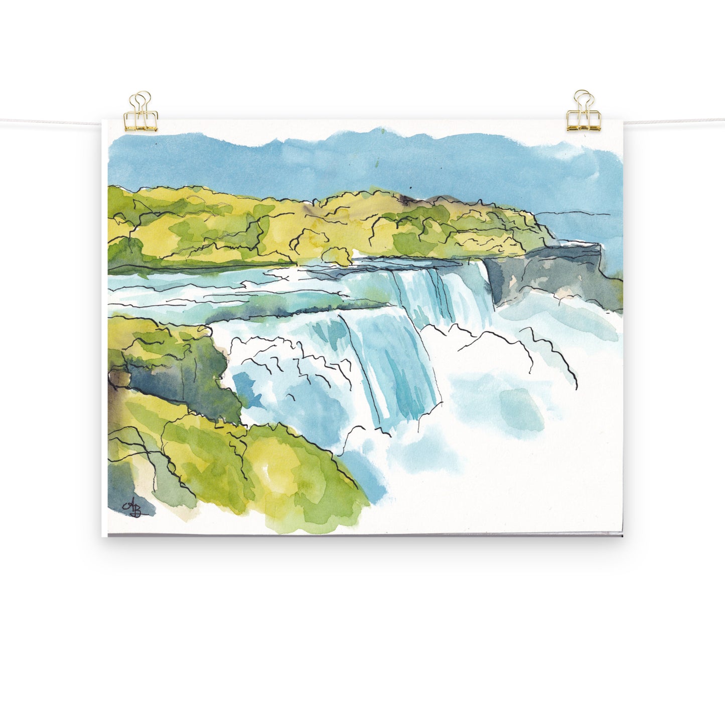 Niagara Falls New York State Park Giclee Professional Art Print