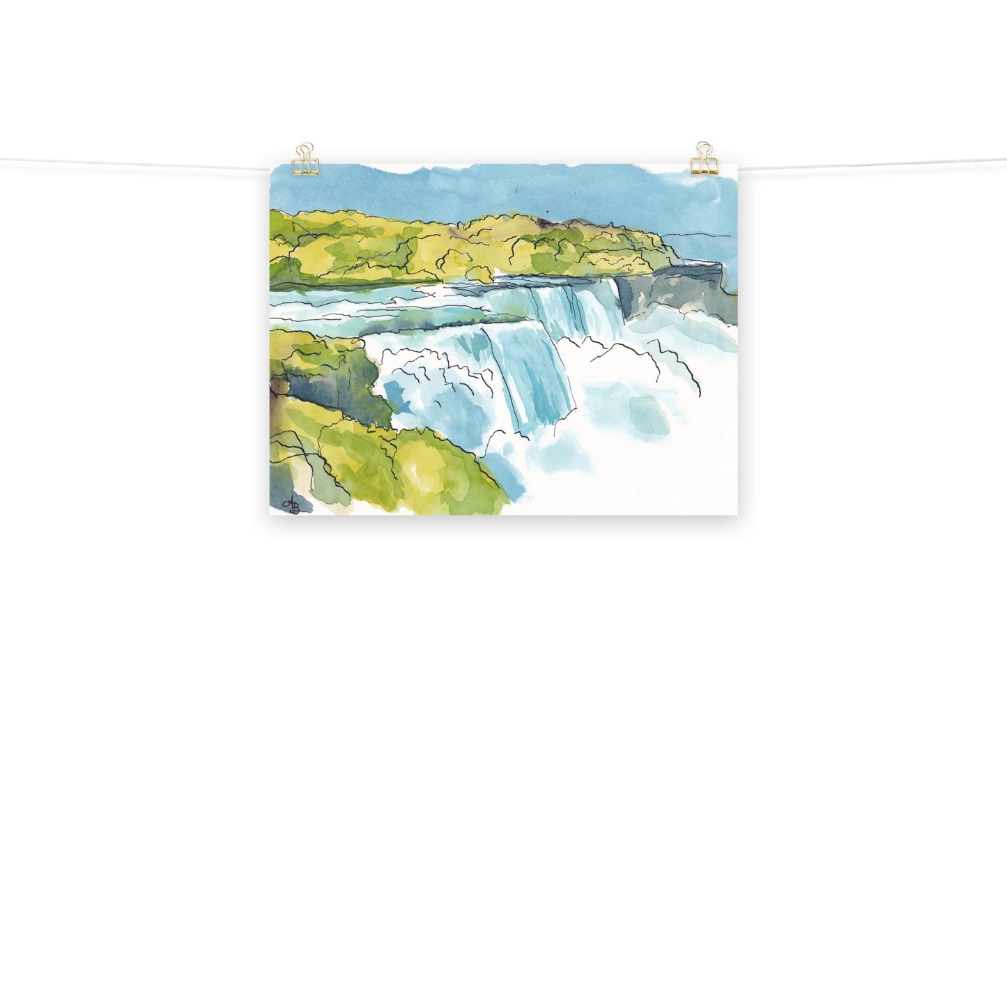 Niagara Falls New York State Park Giclee Professional Art Print