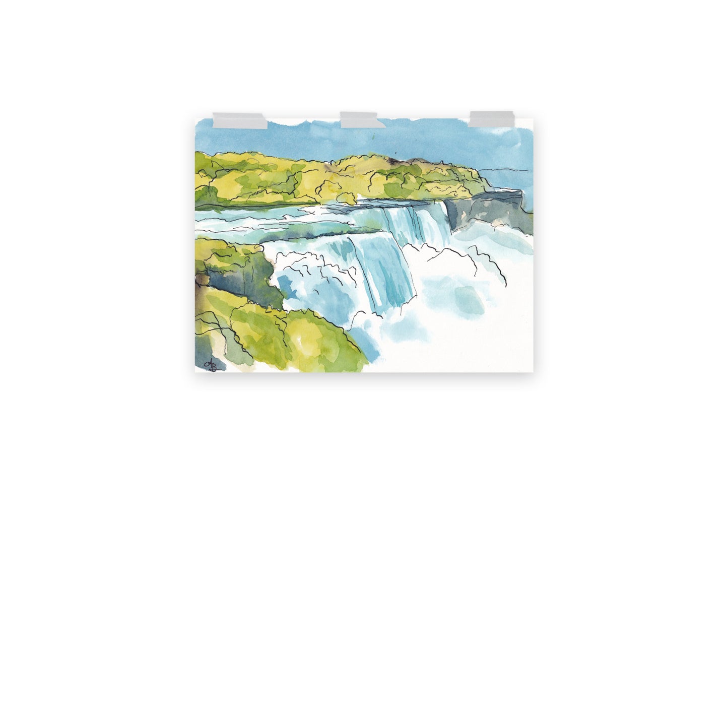 Niagara Falls New York State Park Giclee Professional Art Print