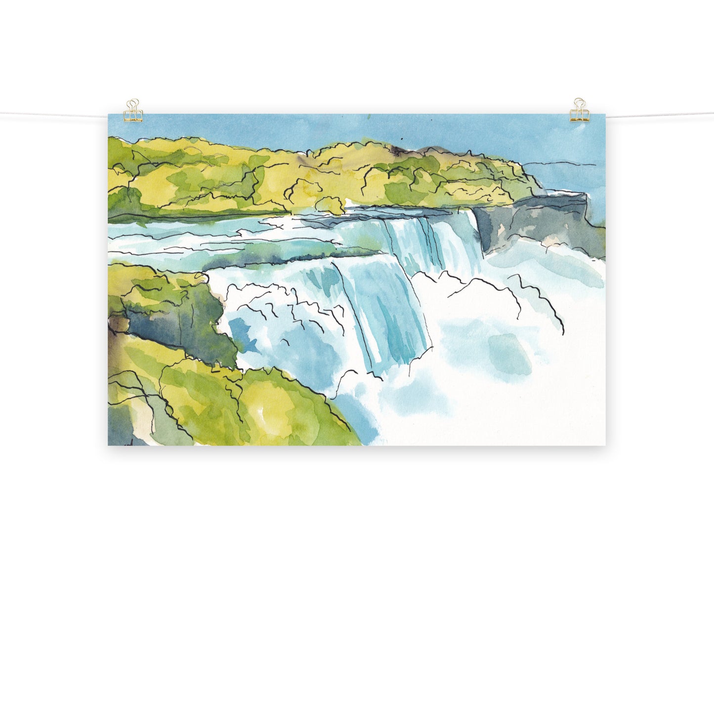 Niagara Falls New York State Park Giclee Professional Art Print