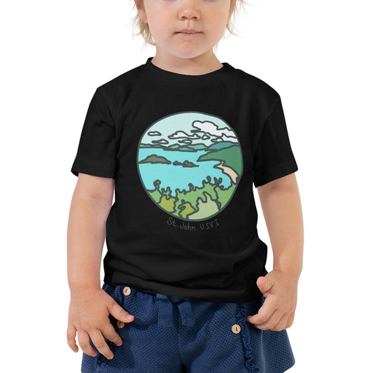 St John Trunk Bay Toddler Short Sleeve Tee