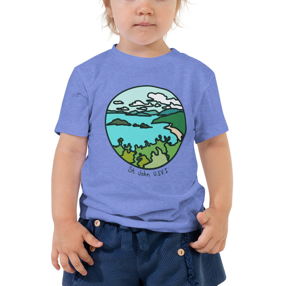 St John Trunk Bay Toddler Short Sleeve Tee