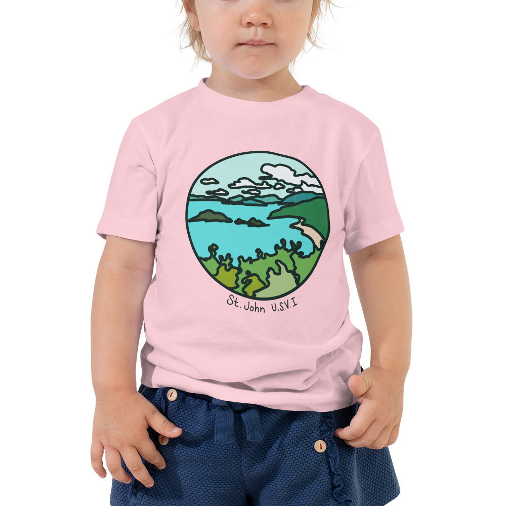 St John Trunk Bay Toddler Short Sleeve Tee