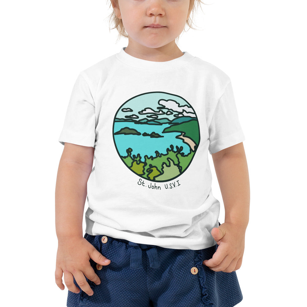 St John Trunk Bay Toddler Short Sleeve Tee