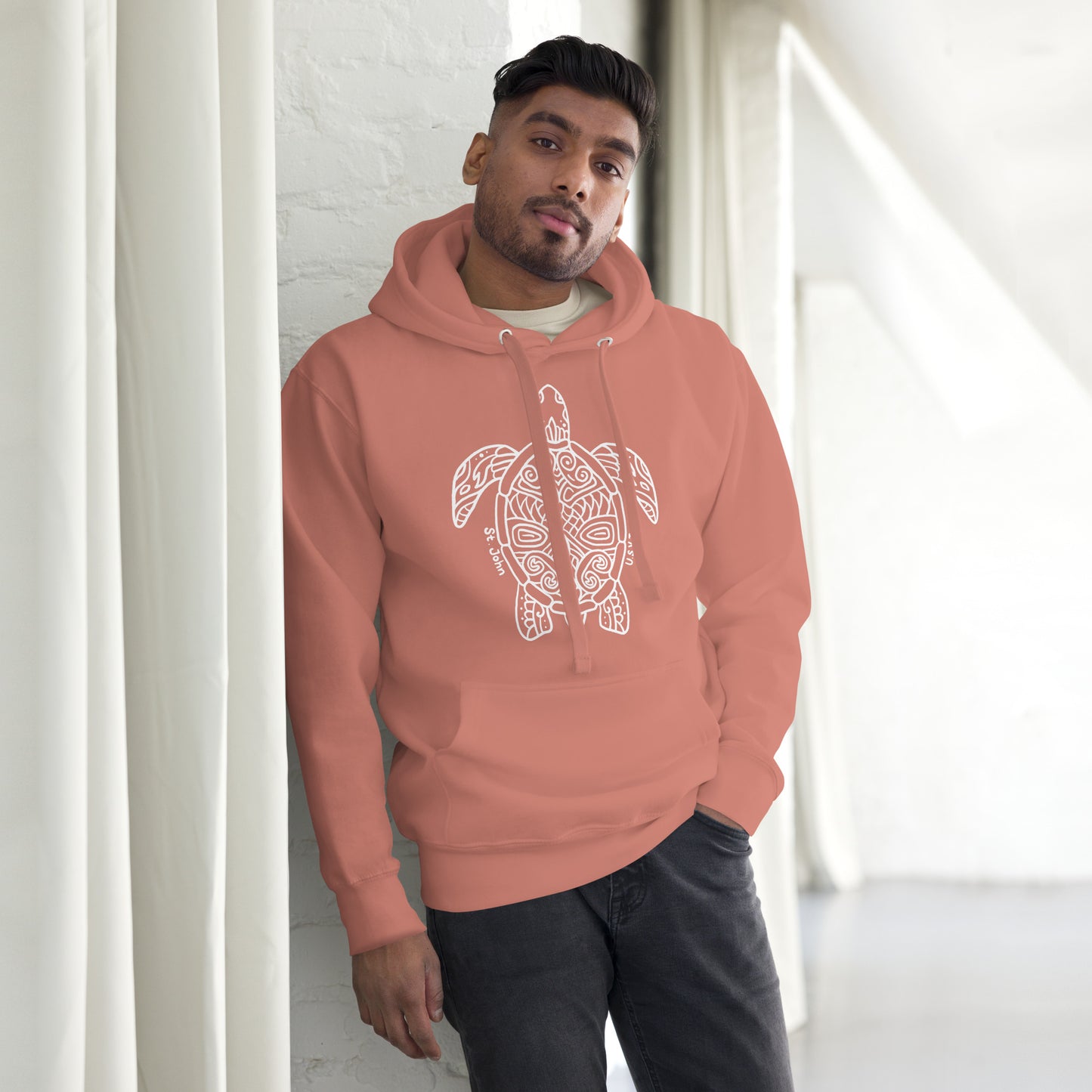 St John Petroglyph Turtle Unisex Hoodie