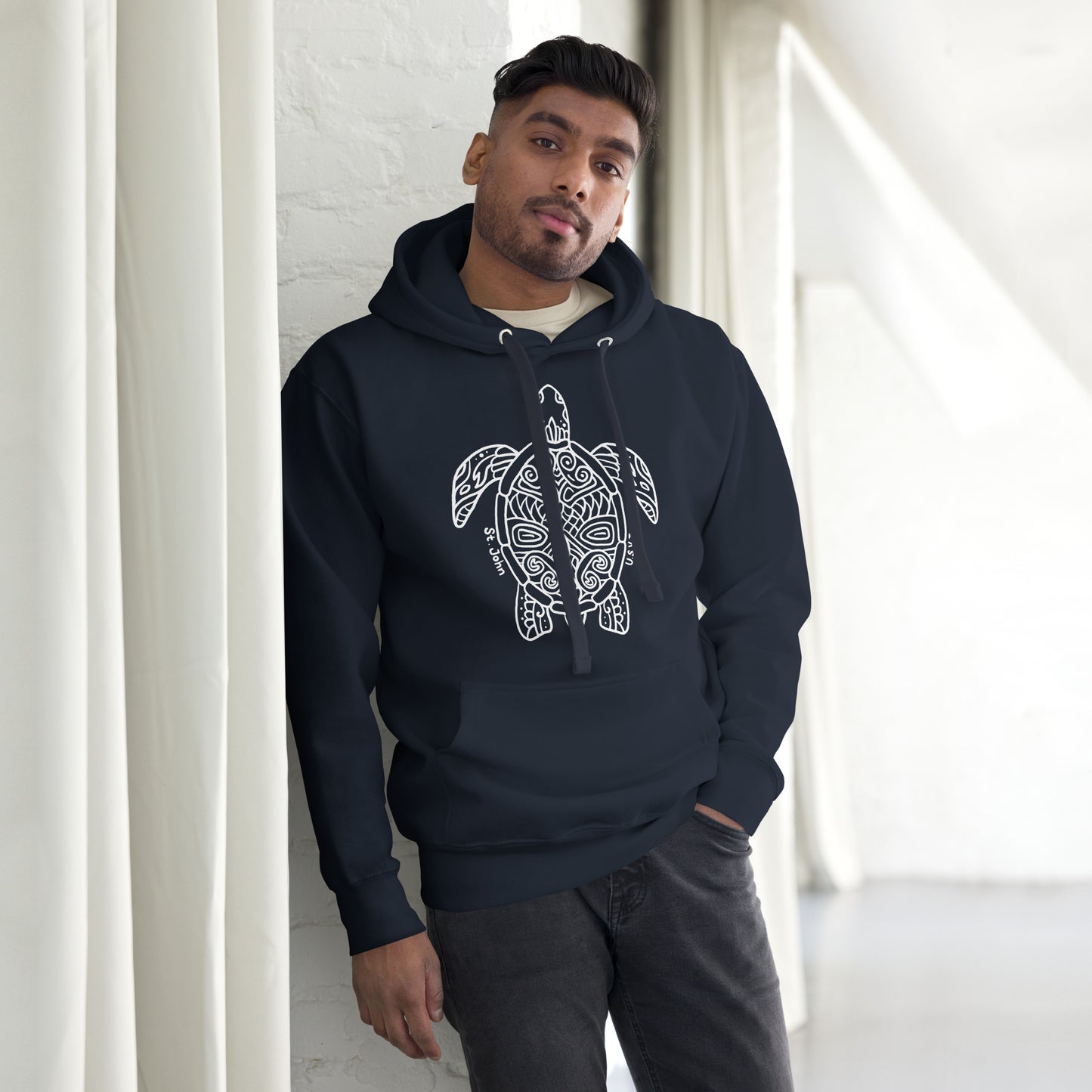 St John Petroglyph Turtle Unisex Hoodie