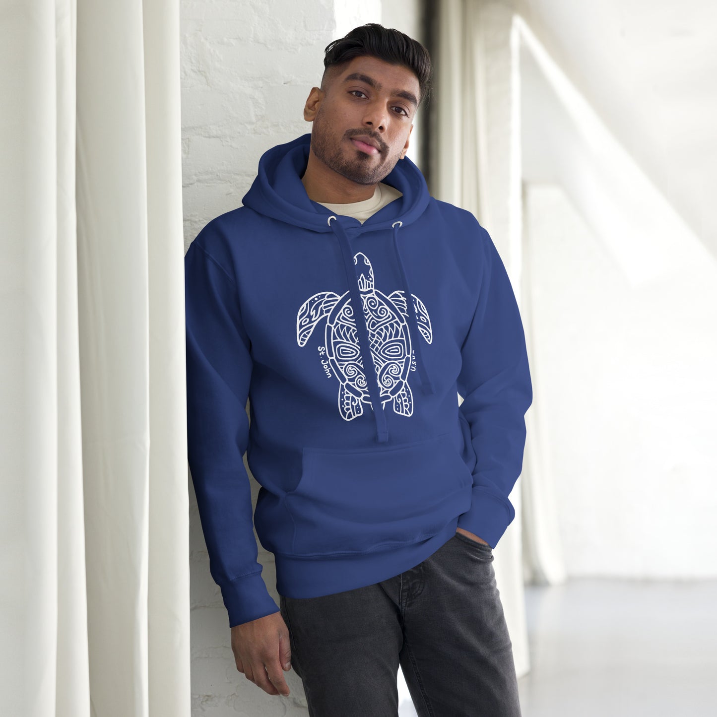 St John Petroglyph Turtle Unisex Hoodie