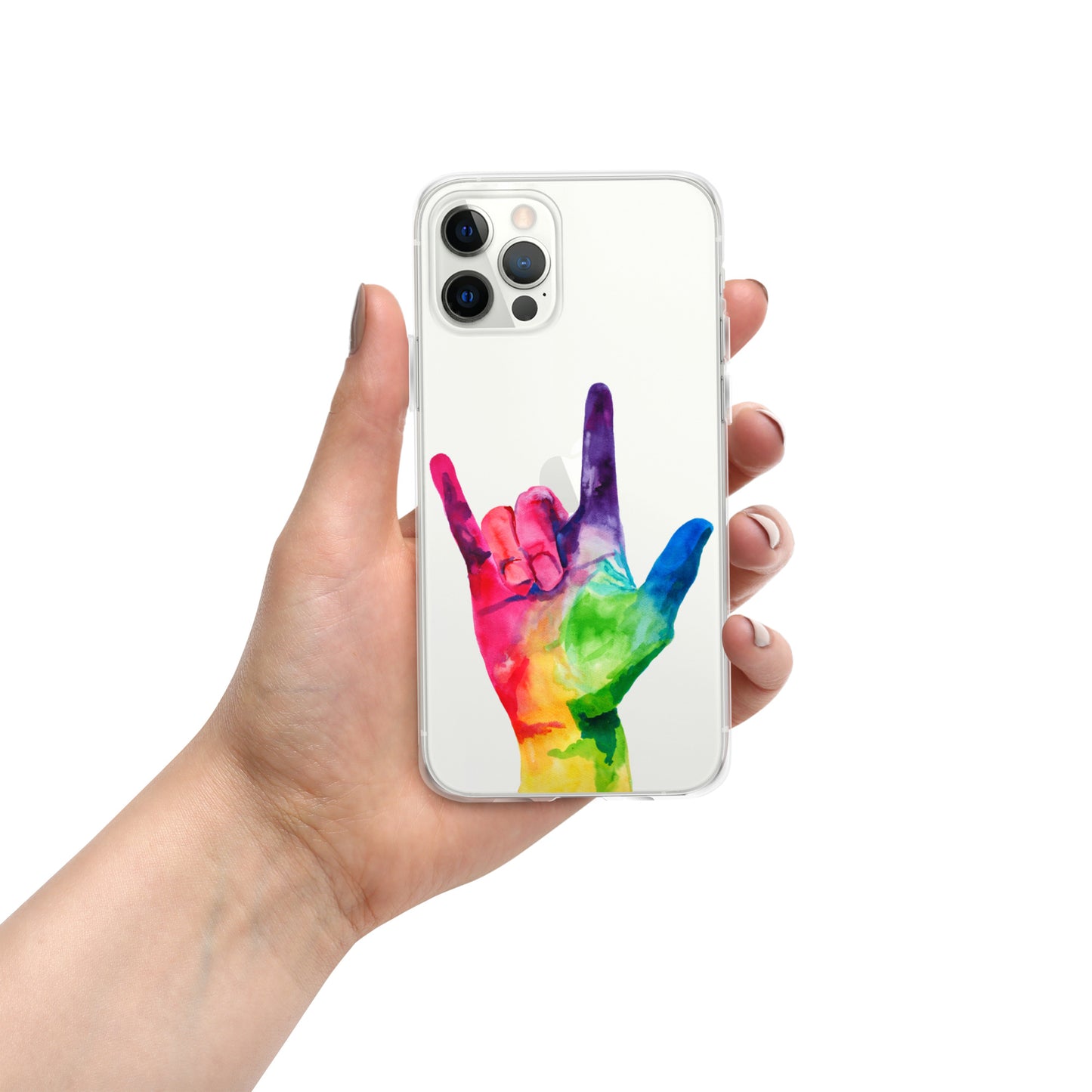 I Love you American Sign Language (ASL) iPhone Case