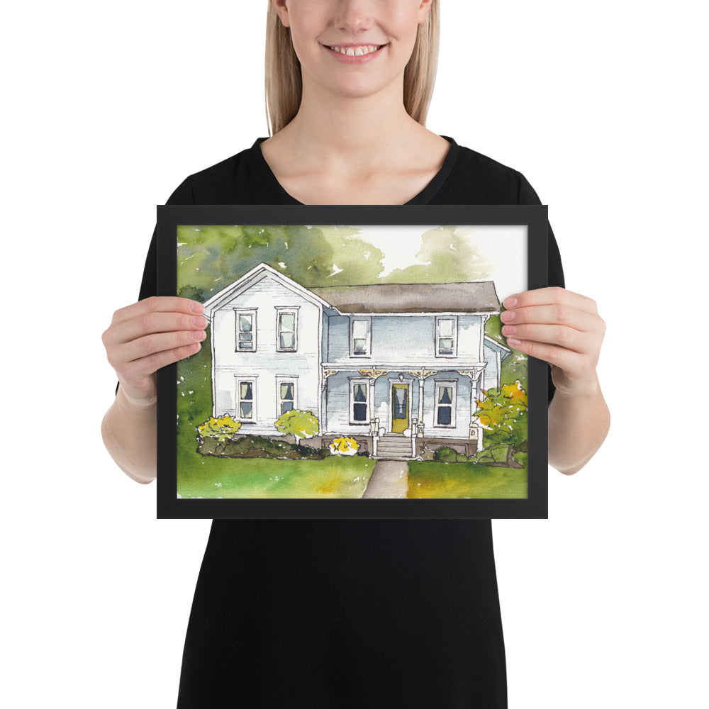 Grandma's House Framed fine art print