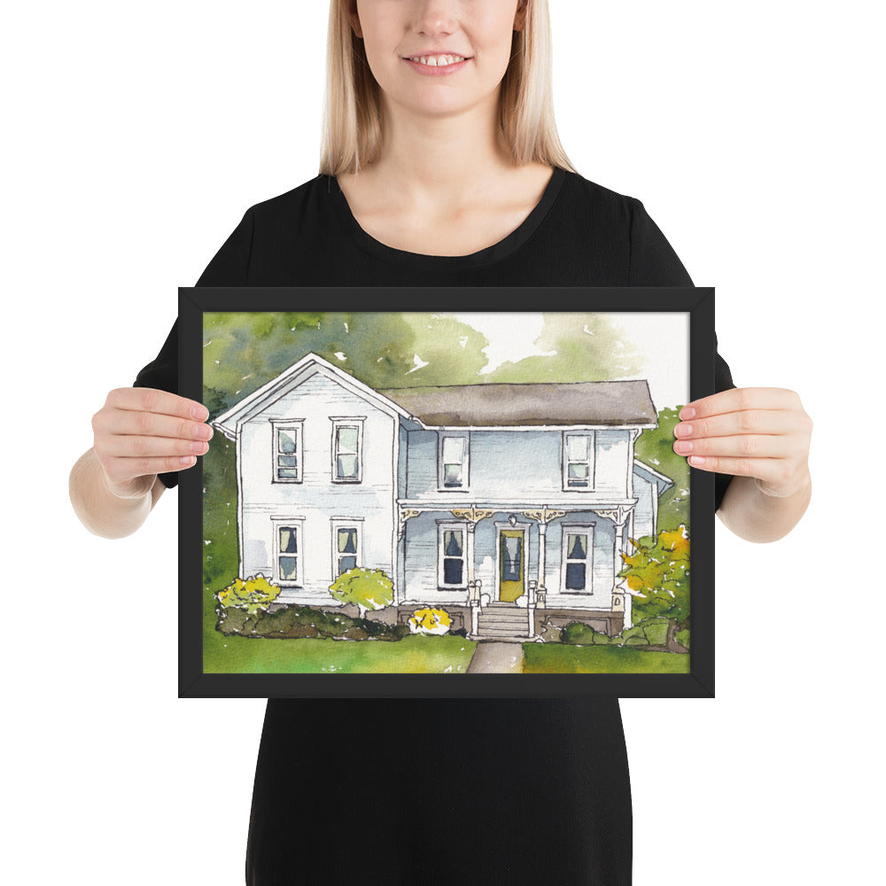 Grandma's House Framed fine art print