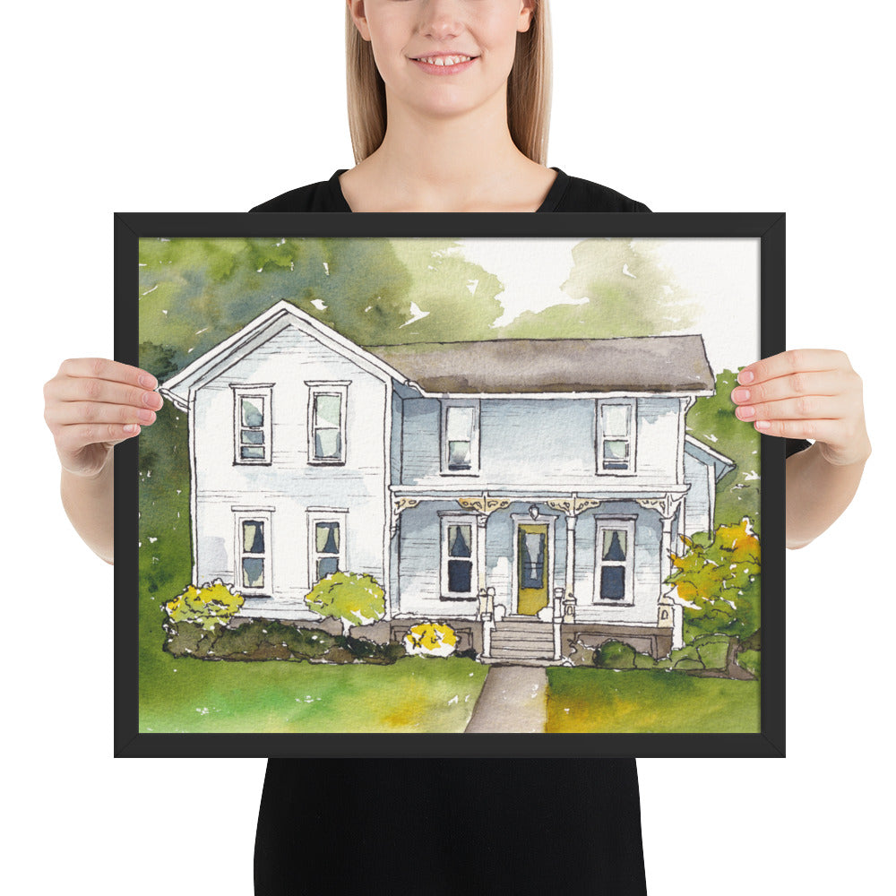 Grandma's House Framed fine art print