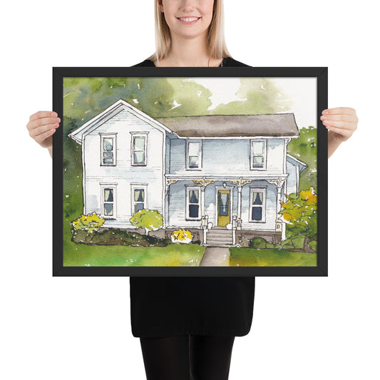 Grandma's House Framed fine art print