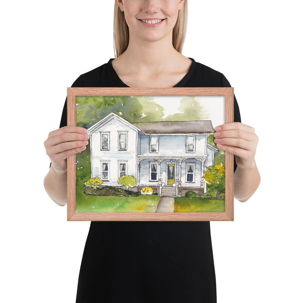 Grandma's House Framed fine art print