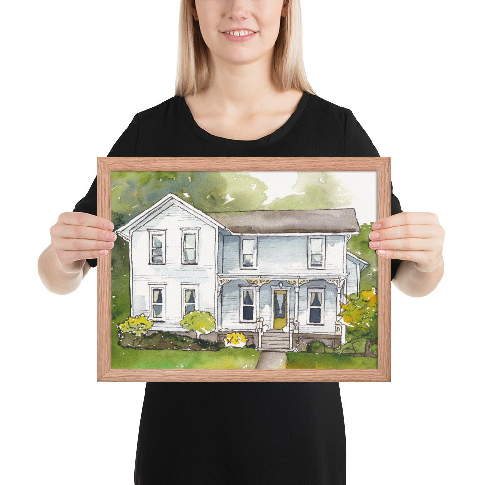 Grandma's House Framed fine art print