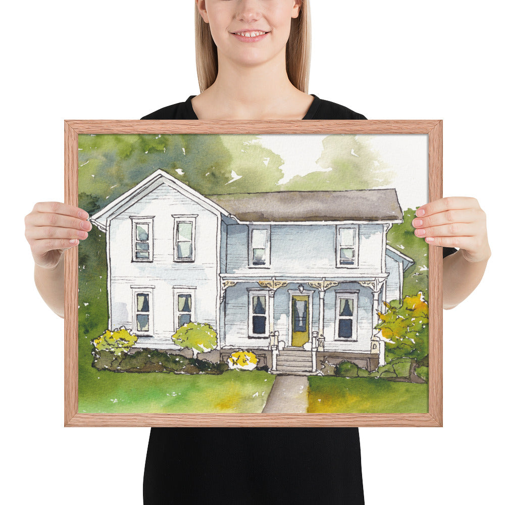 Grandma's House Framed fine art print