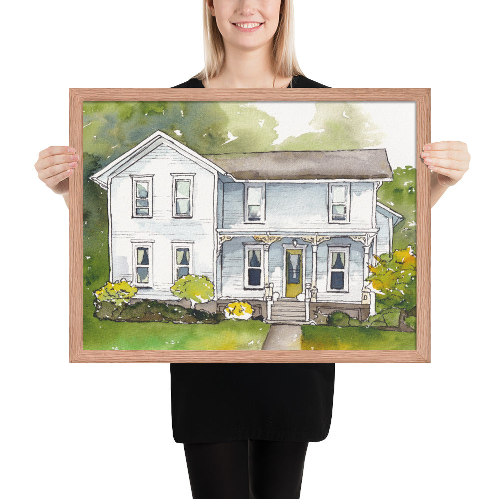 Grandma's House Framed fine art print