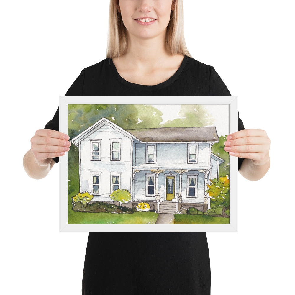 Grandma's House Framed fine art print