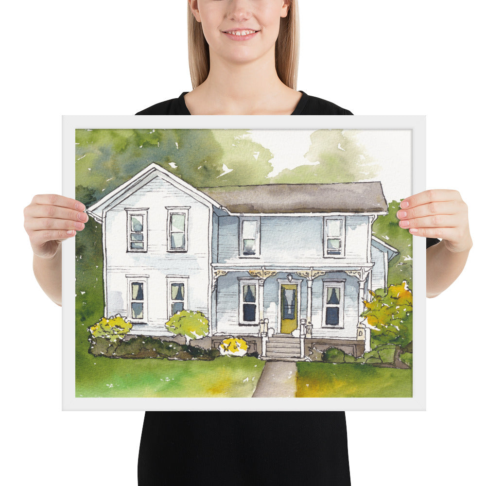 Grandma's House Framed fine art print