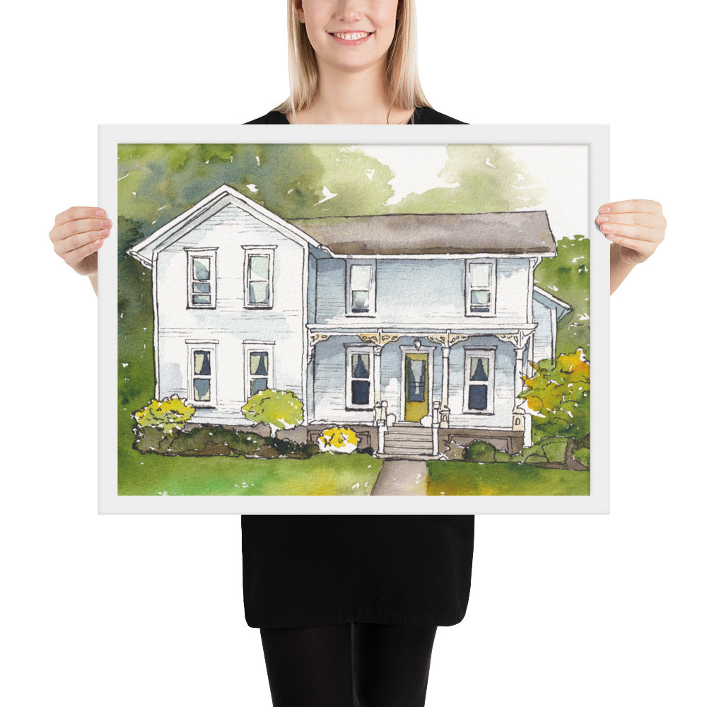 Grandma's House Framed fine art print