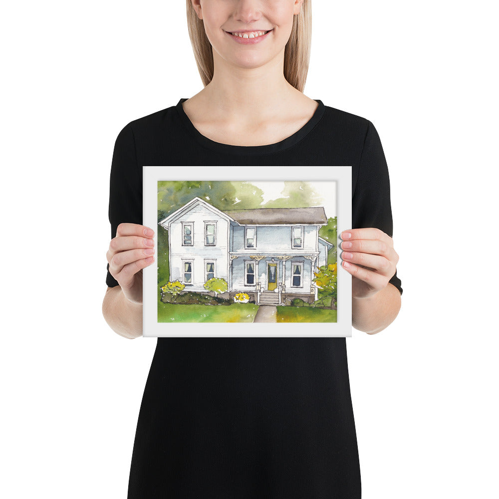 Grandma's House Framed fine art print