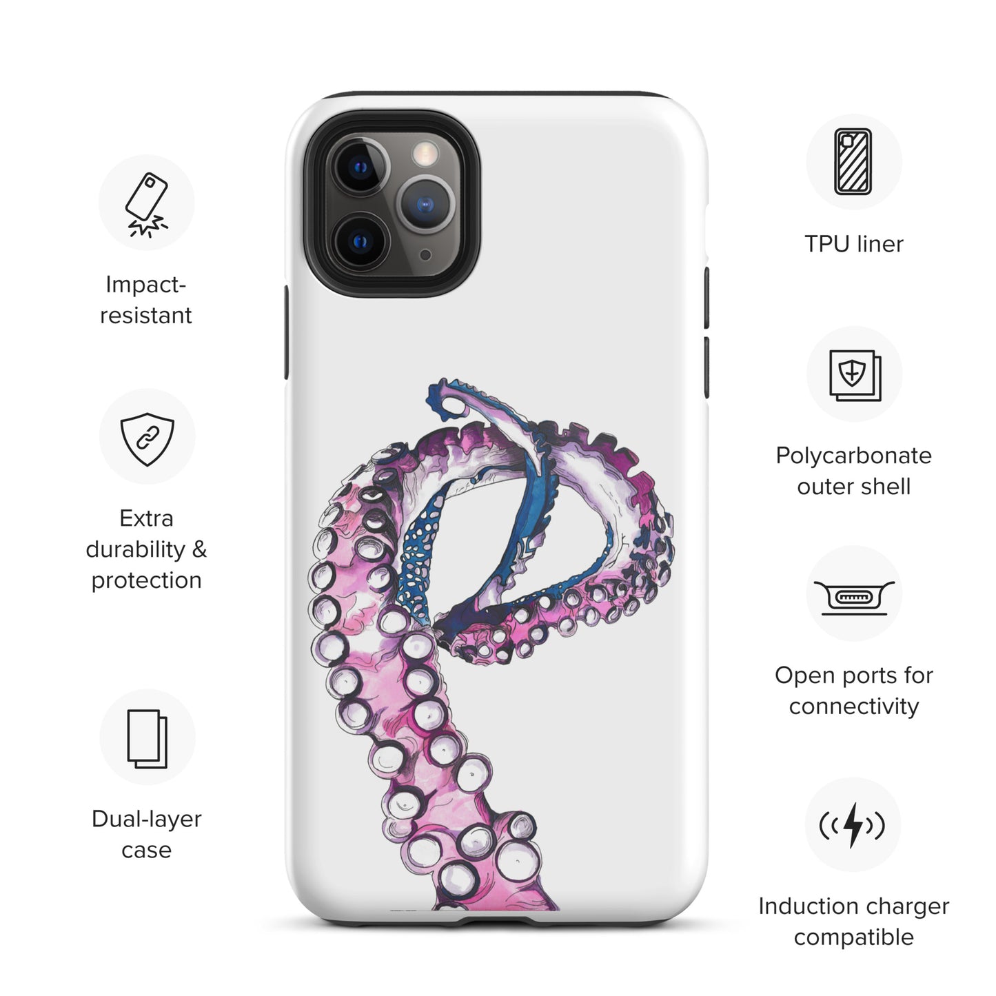 Tentacles Tough iPhone case