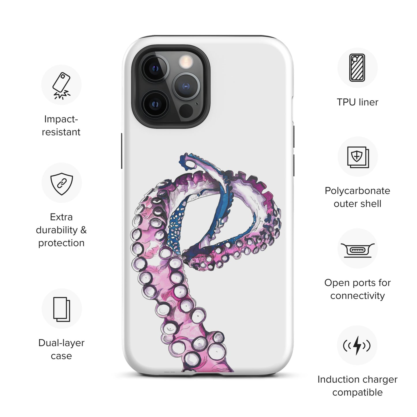 Tentacles Tough iPhone case