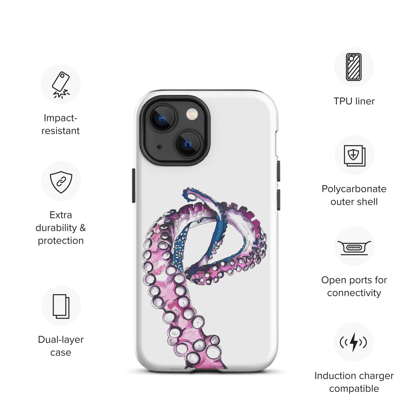 Tentacles Tough iPhone case