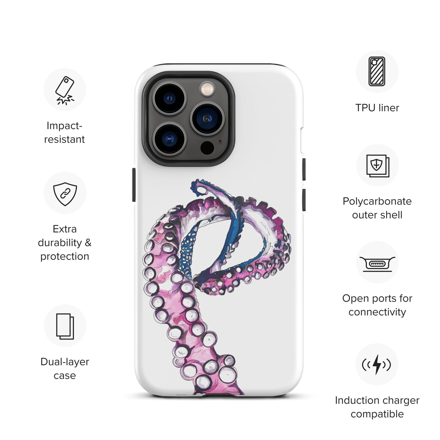 Tentacles Tough iPhone case