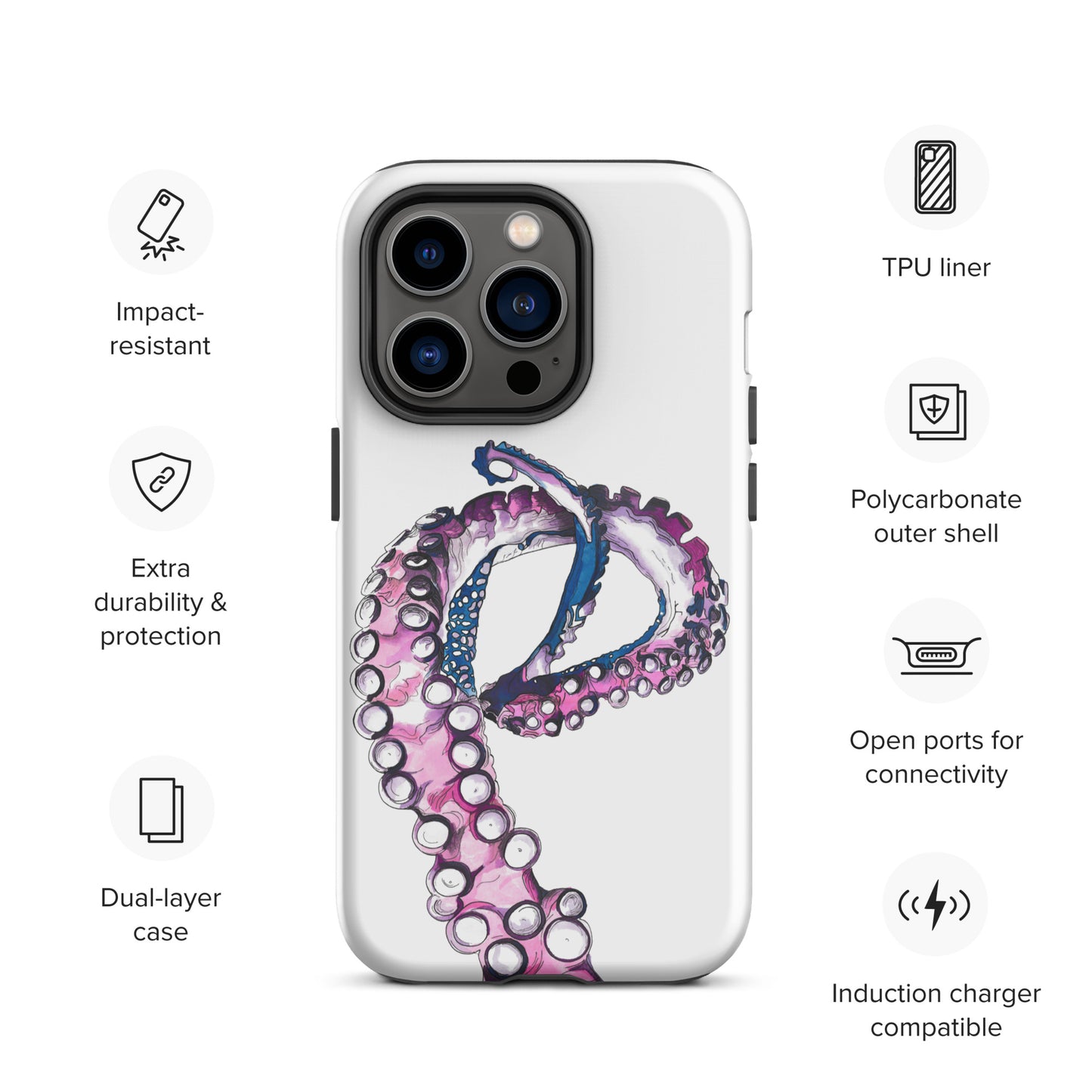 Tentacles Tough iPhone case