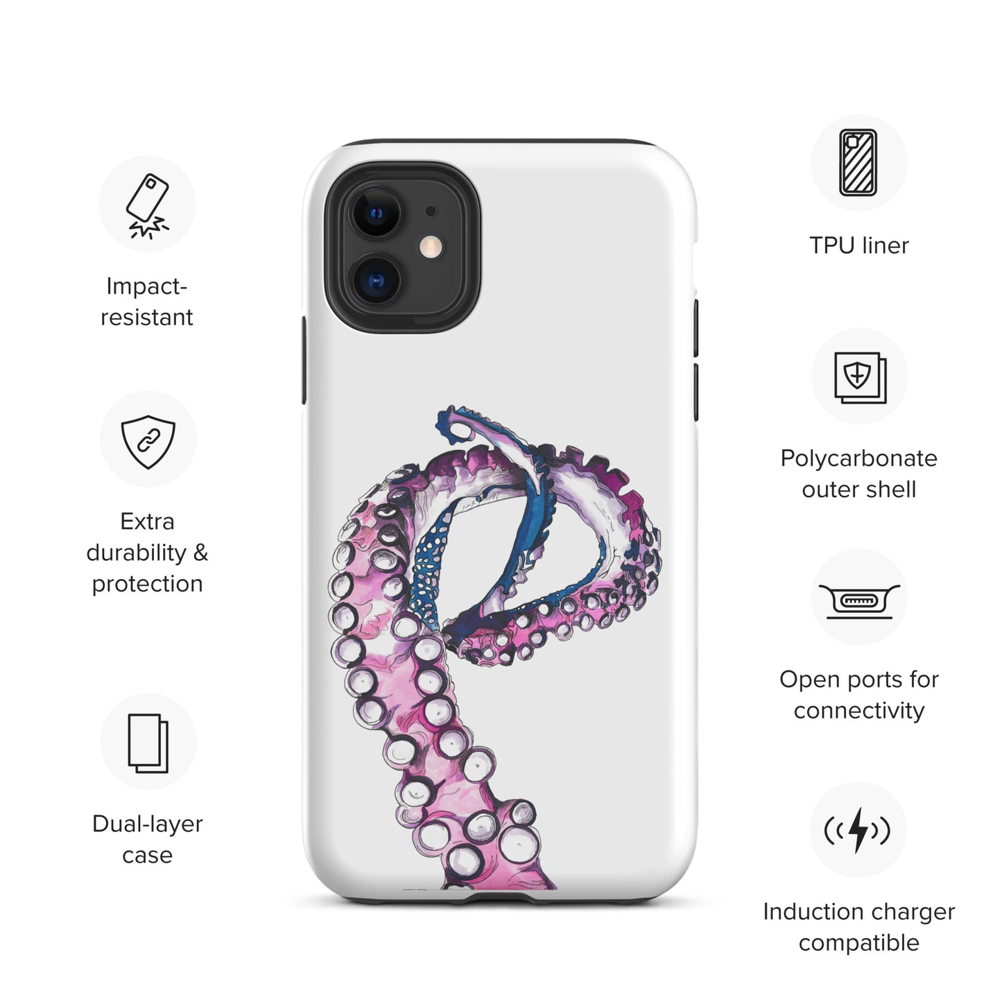 Tentacles Tough iPhone case