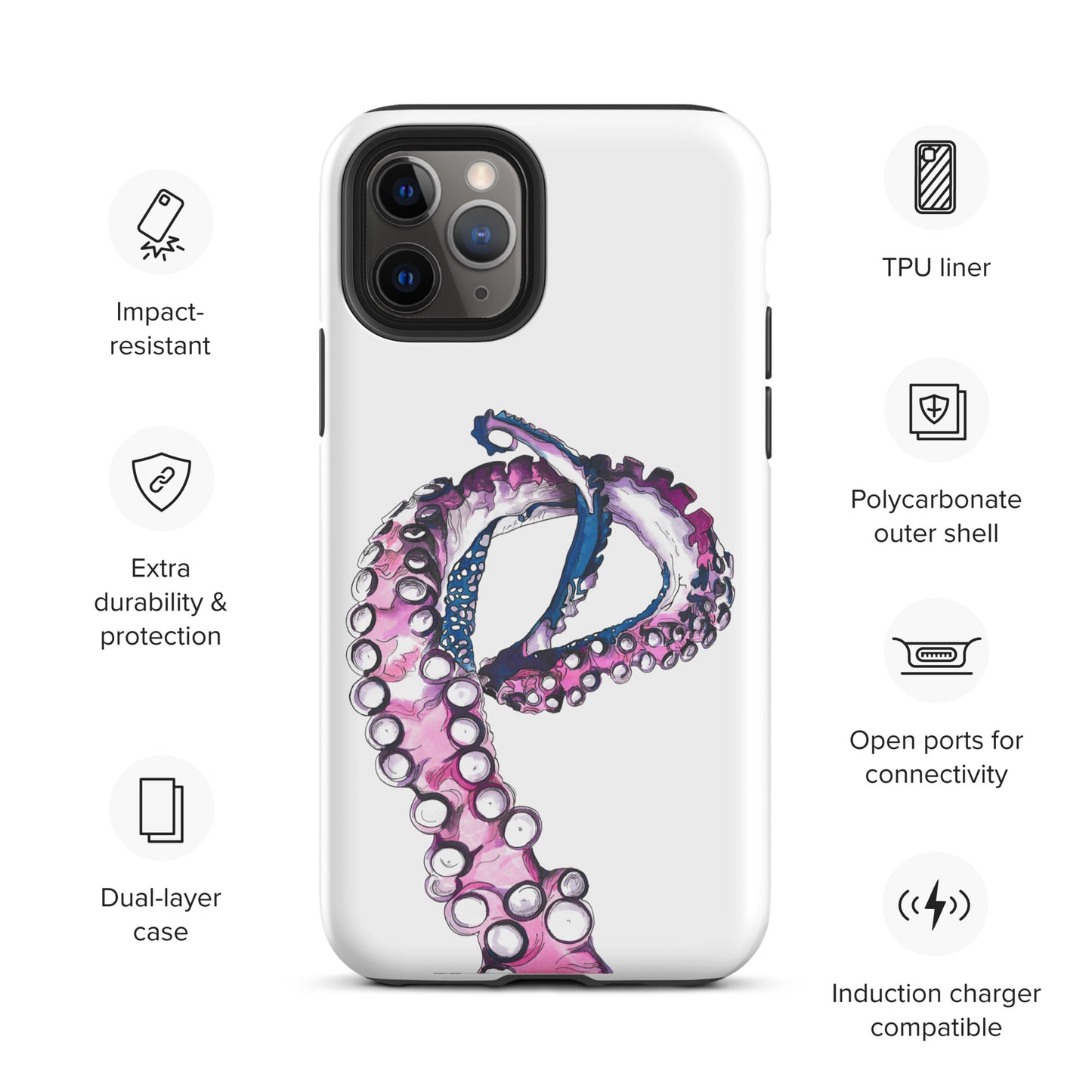 Tentacles Tough iPhone case