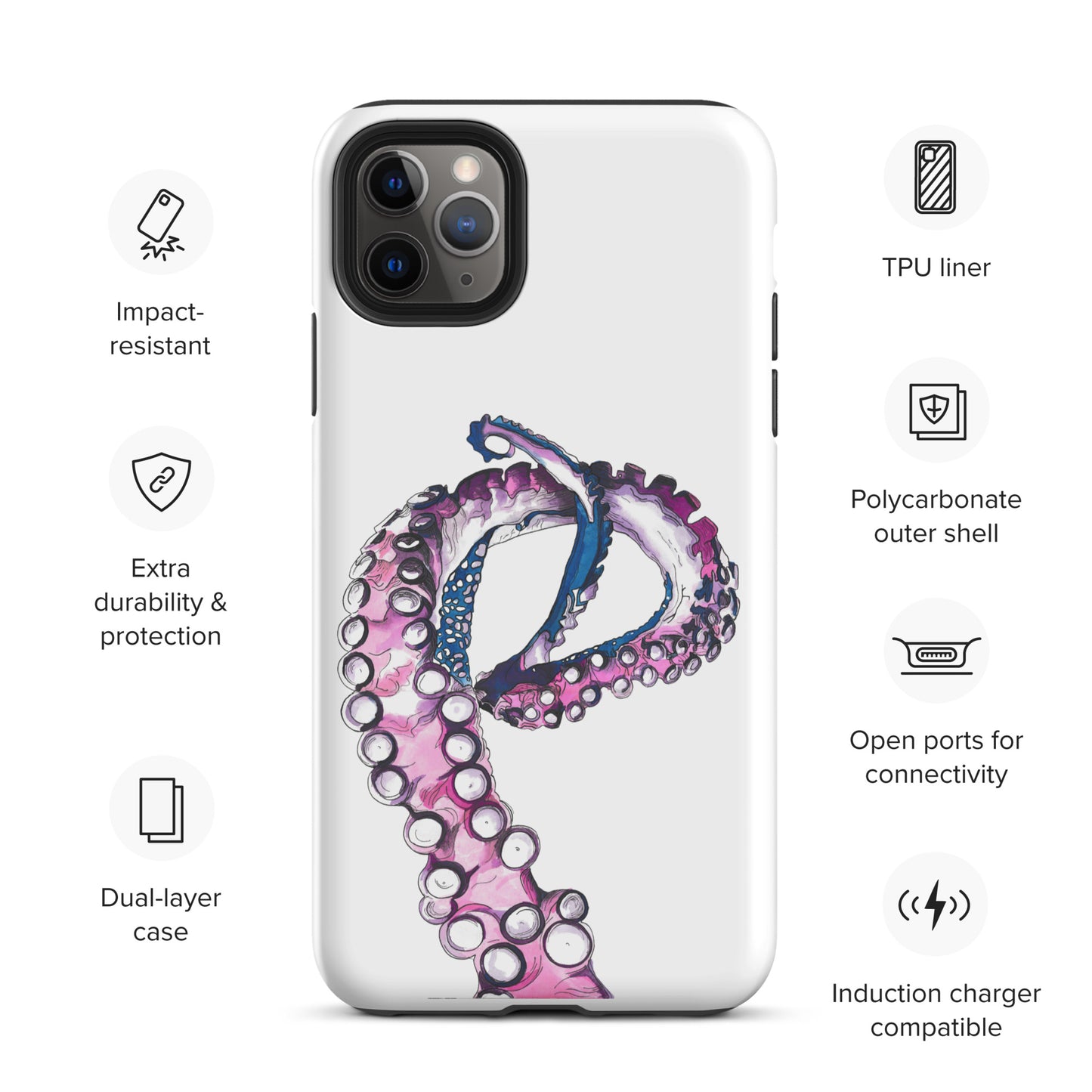 Tentacles Tough iPhone case