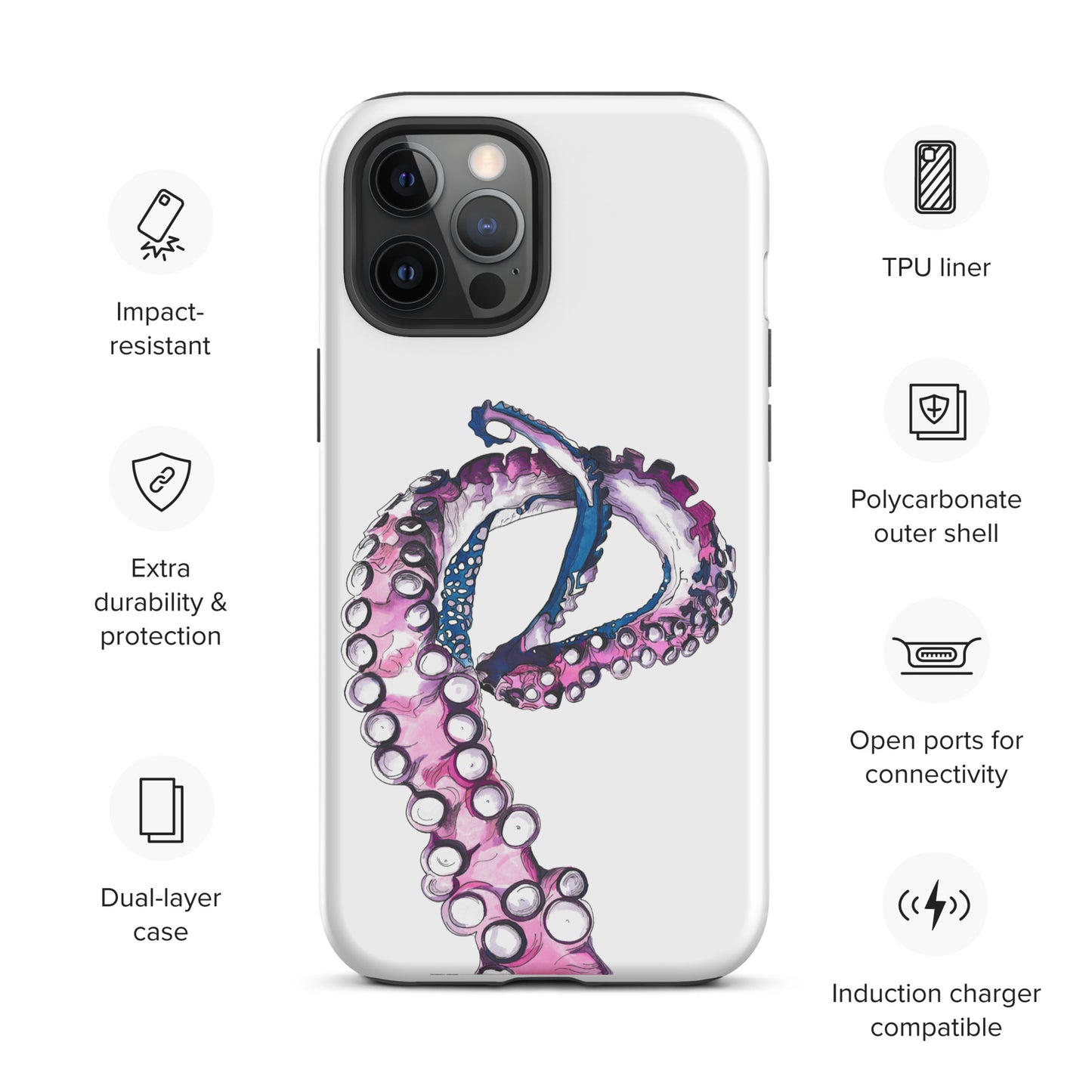 Tentacles Tough iPhone case