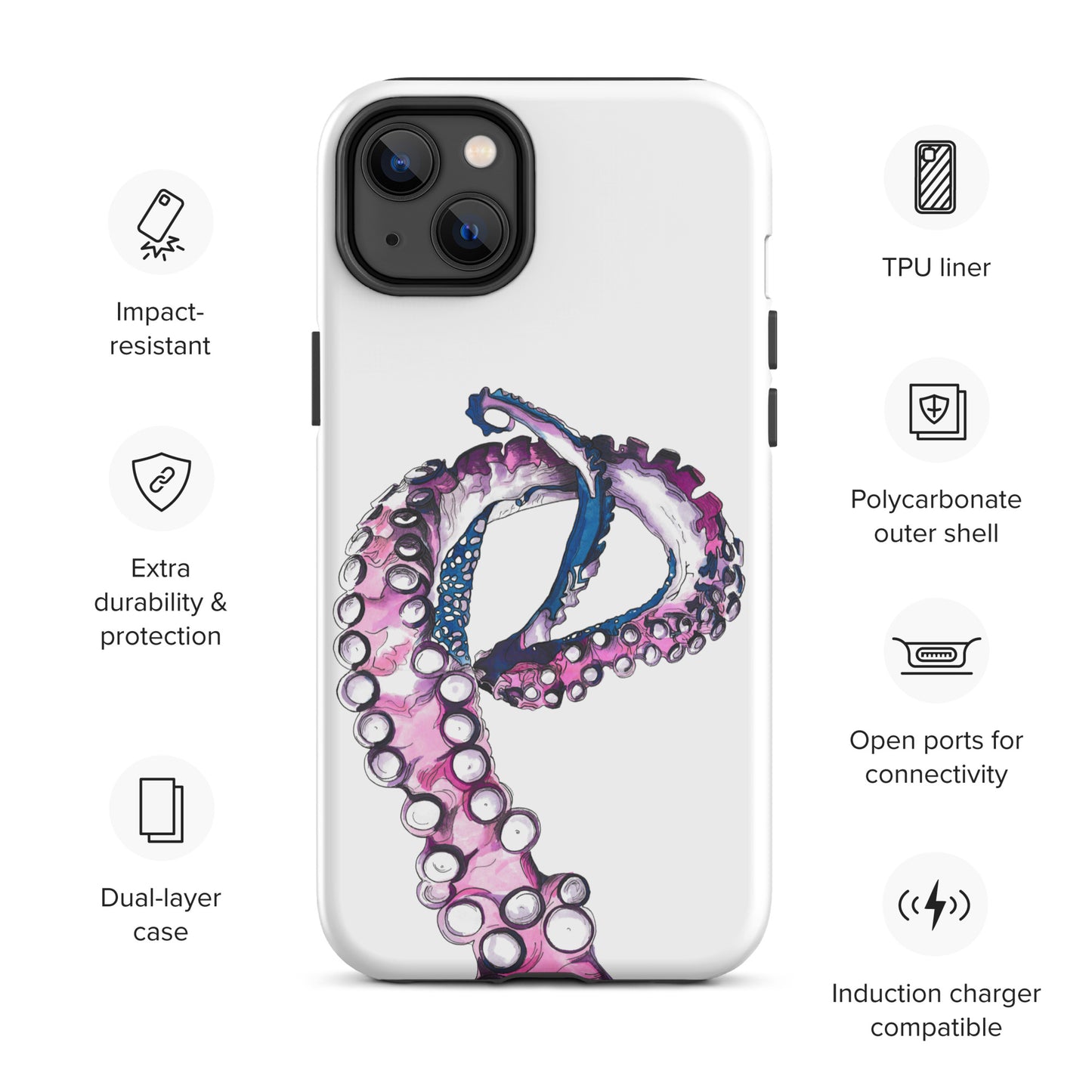 Tentacles Tough iPhone case